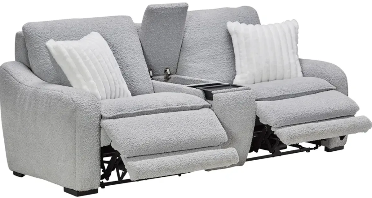 Bliss 3-Piece Dual Power Reclining Console Loveseat