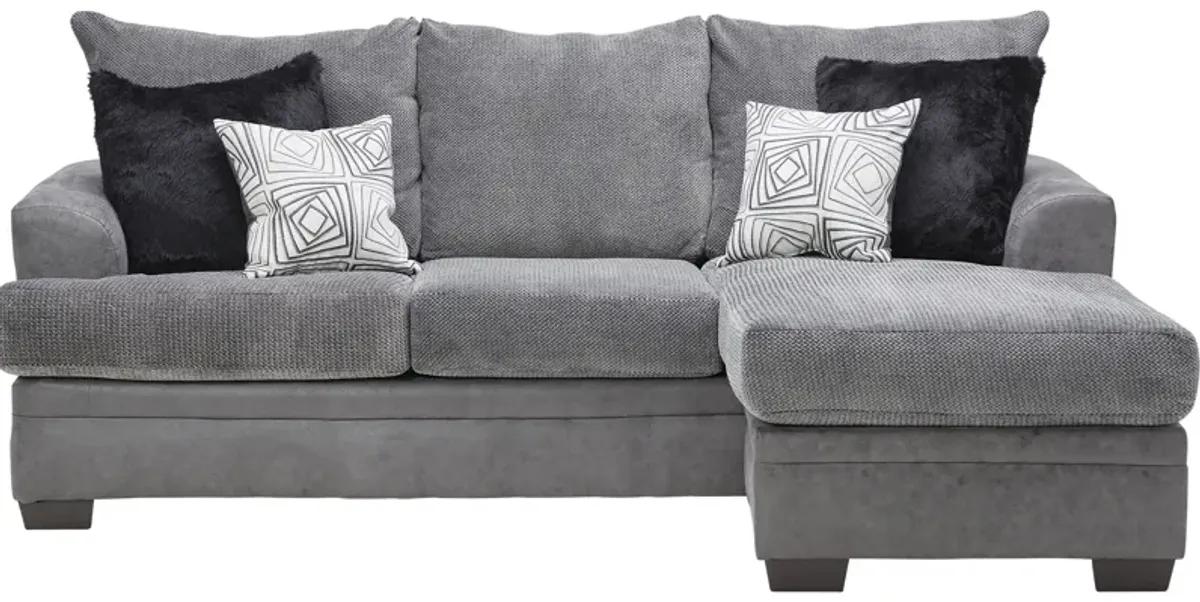 Pax Grey Sofa Chaise