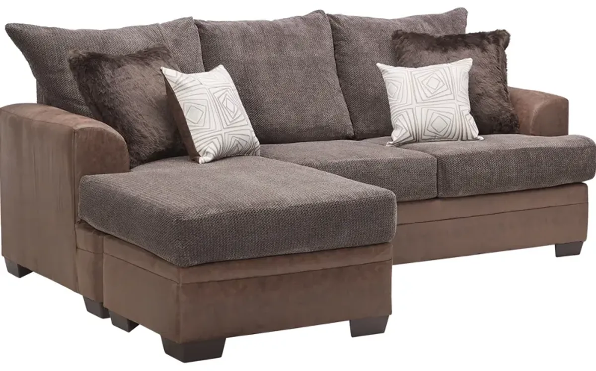 Pax Mocha Sofa Chaise