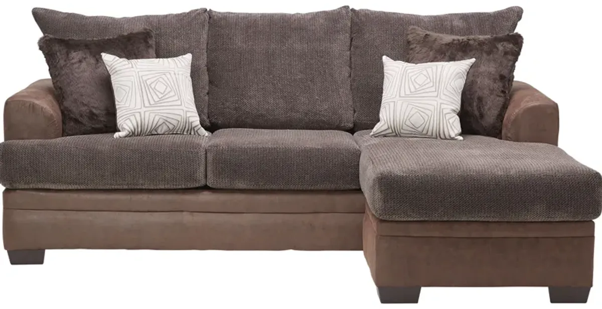 Pax Mocha Sofa Chaise