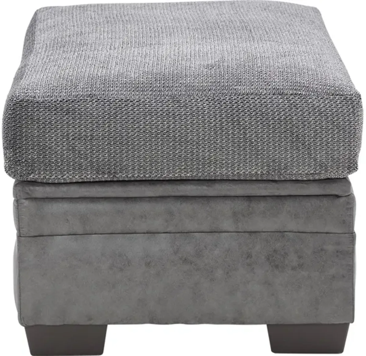 Pax Grey Ottoman