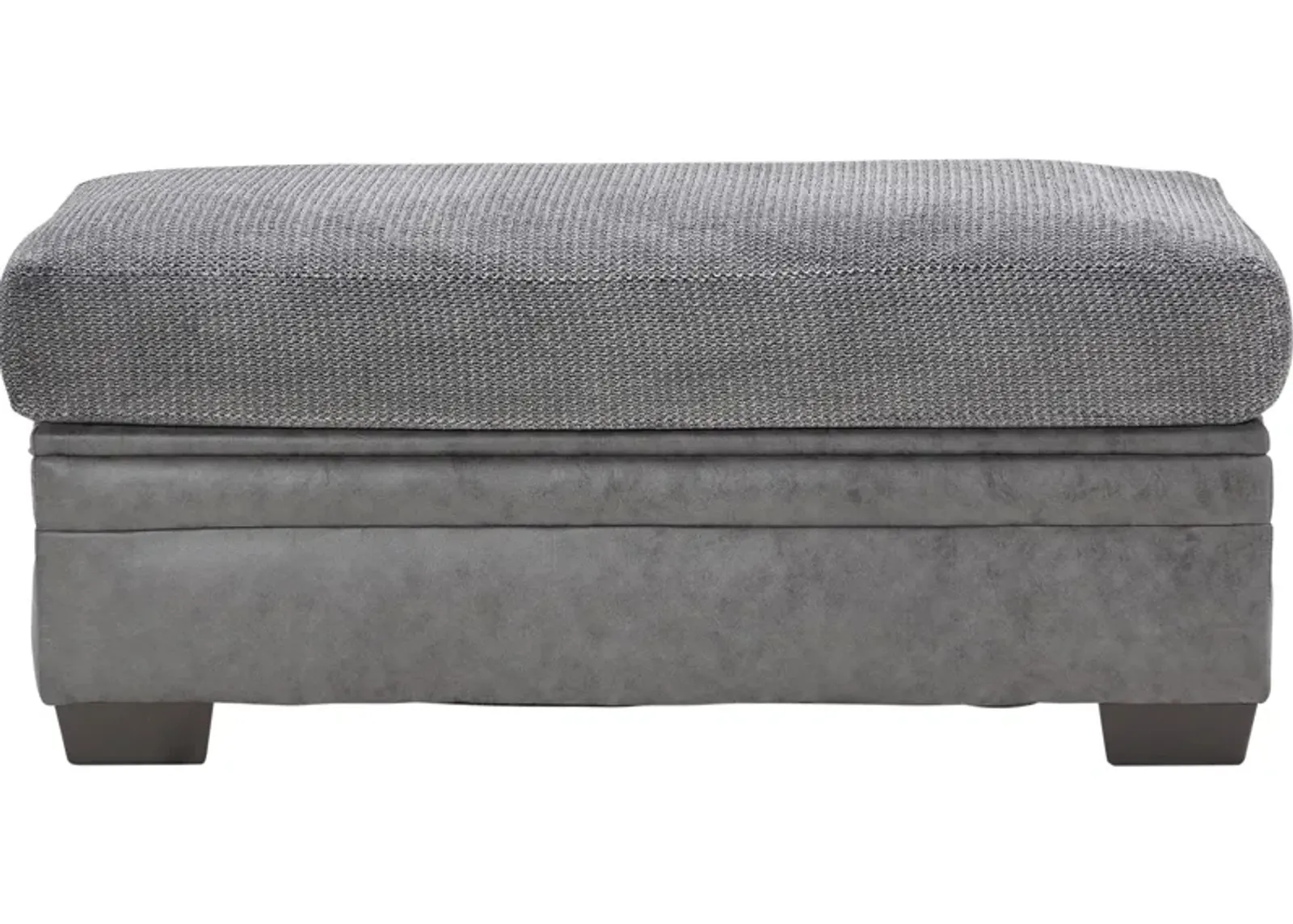 Pax Grey Ottoman