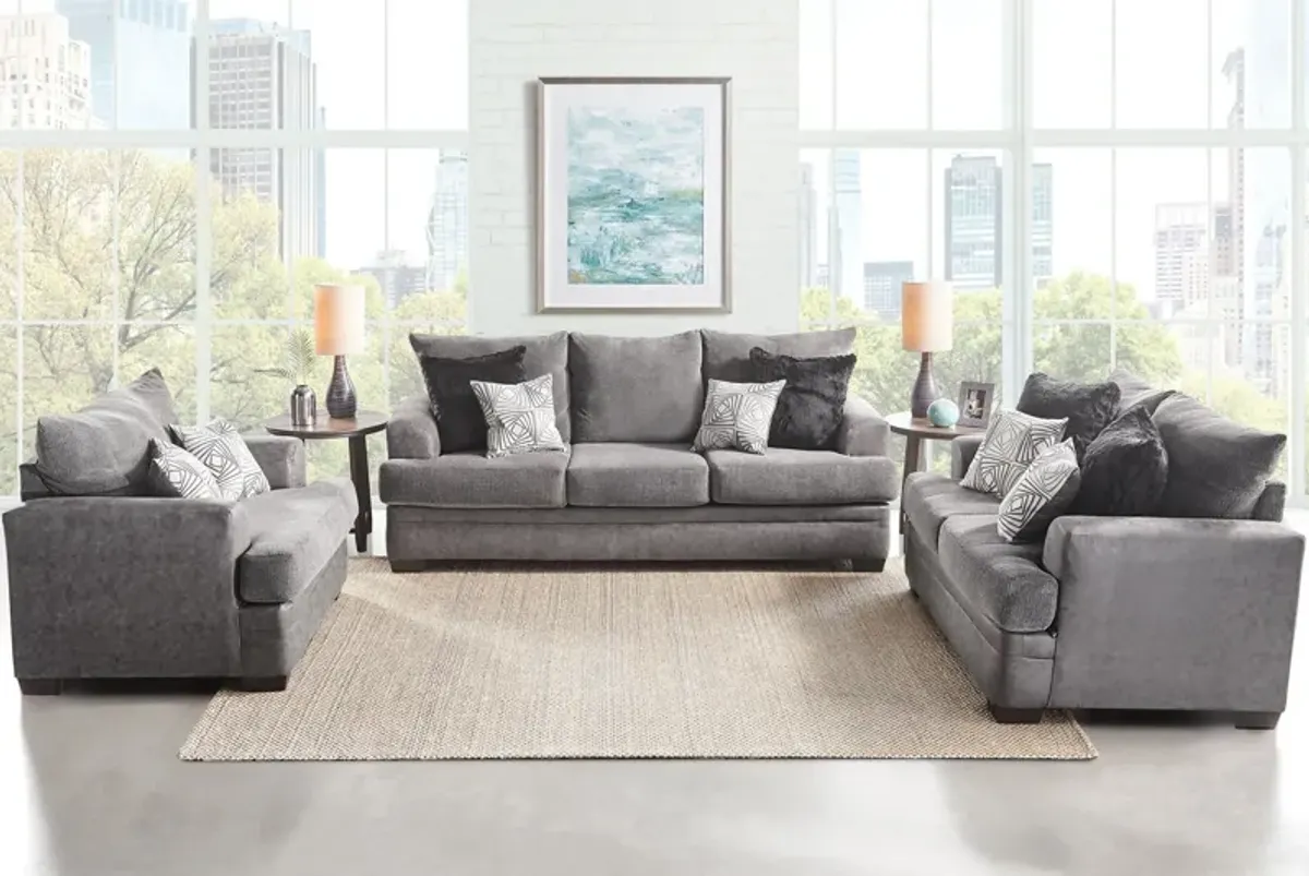 Pax Grey Loveseat