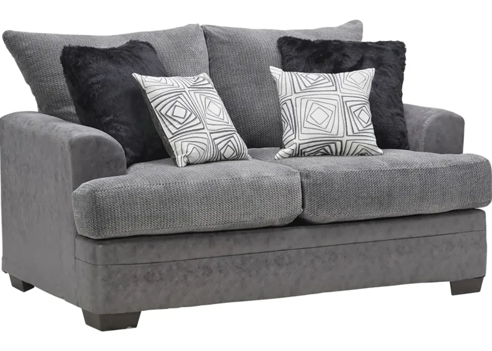 Pax Grey Loveseat