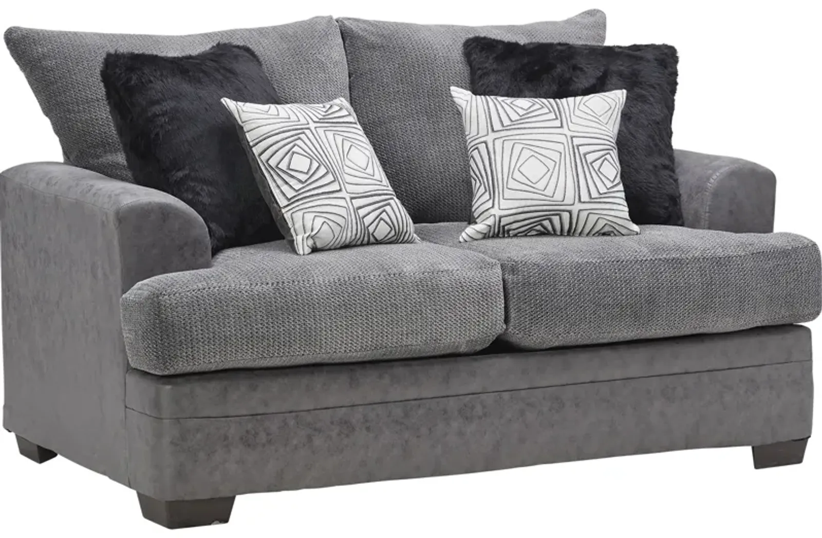 Pax Grey Loveseat