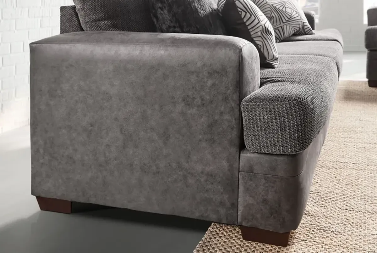 Pax Grey Loveseat