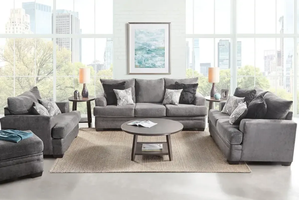 Pax Grey Loveseat