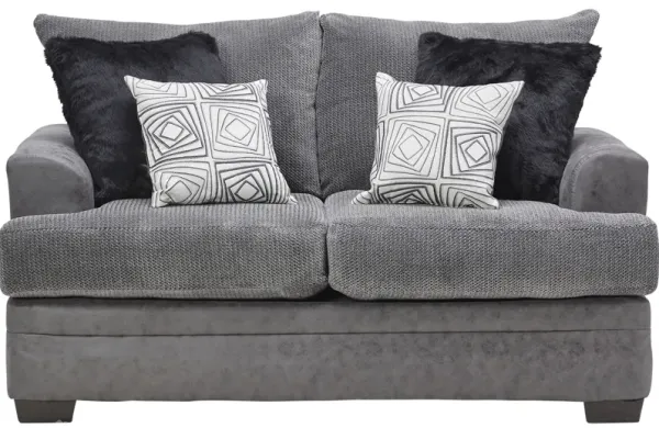 Pax Grey Loveseat