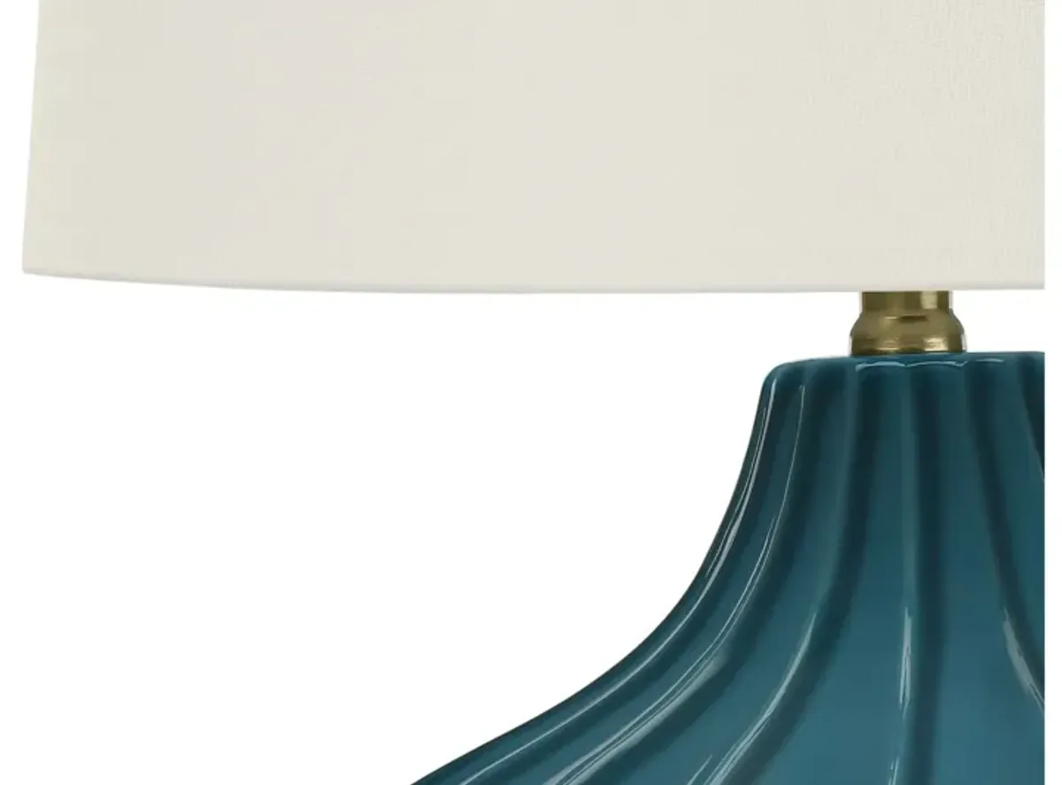 Blue Ceramic Table Lamp