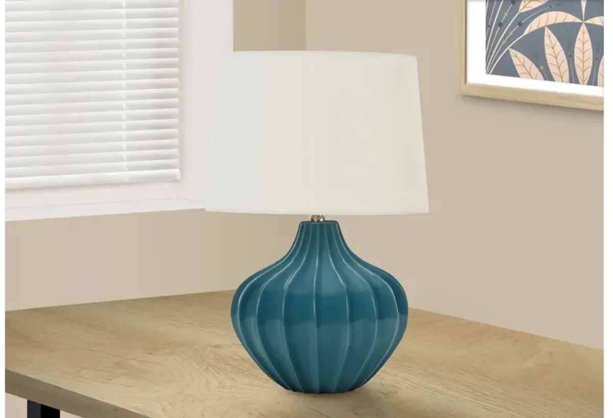 Blue Ceramic Table Lamp