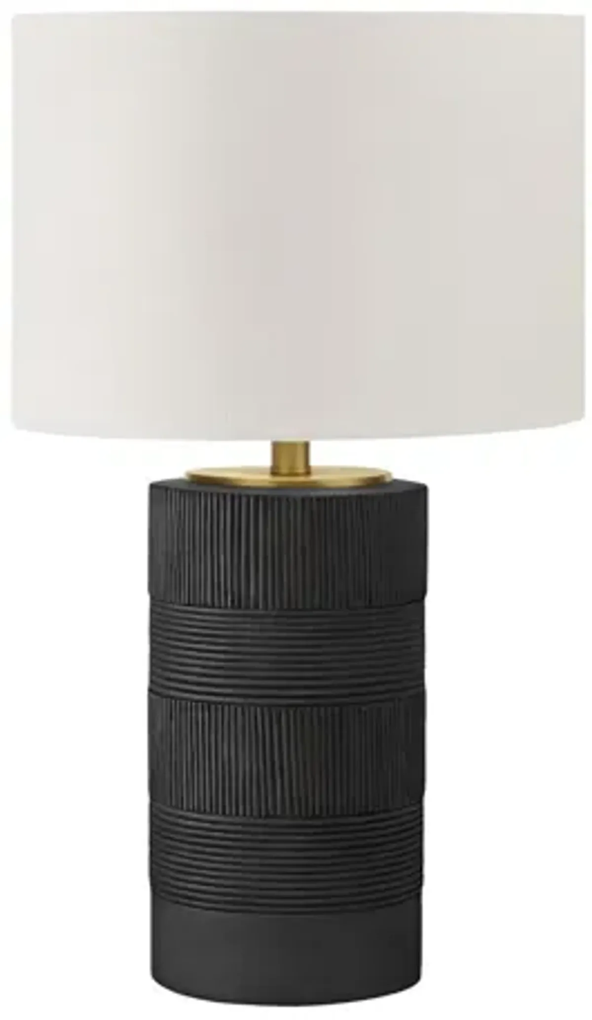 Black Resin Table Lamp