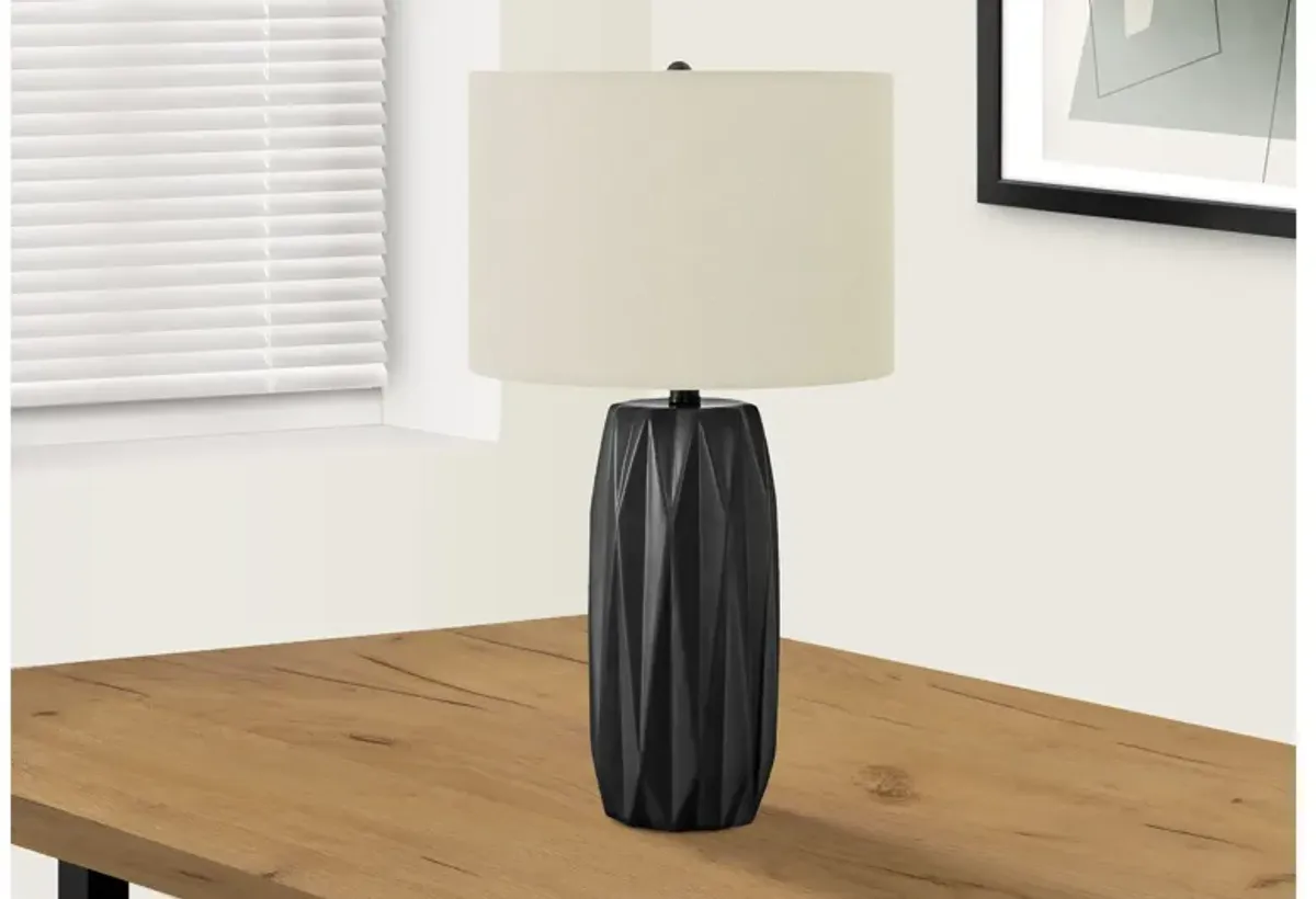 Black Ceramic Table Lamp