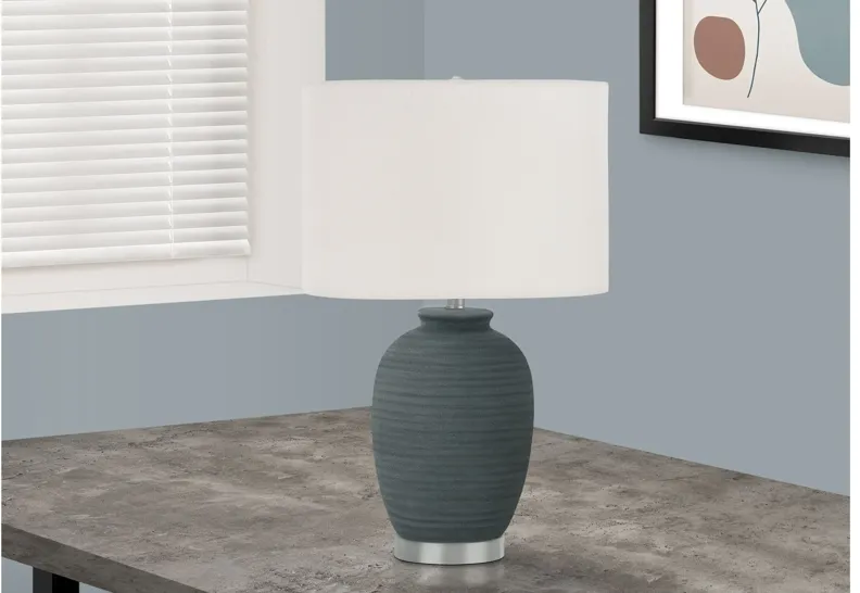Blue Grey Ceramic Table Lamp