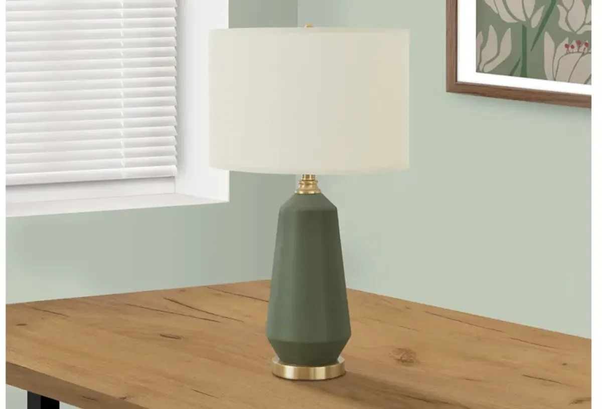 Green Ceramic Table Lamp