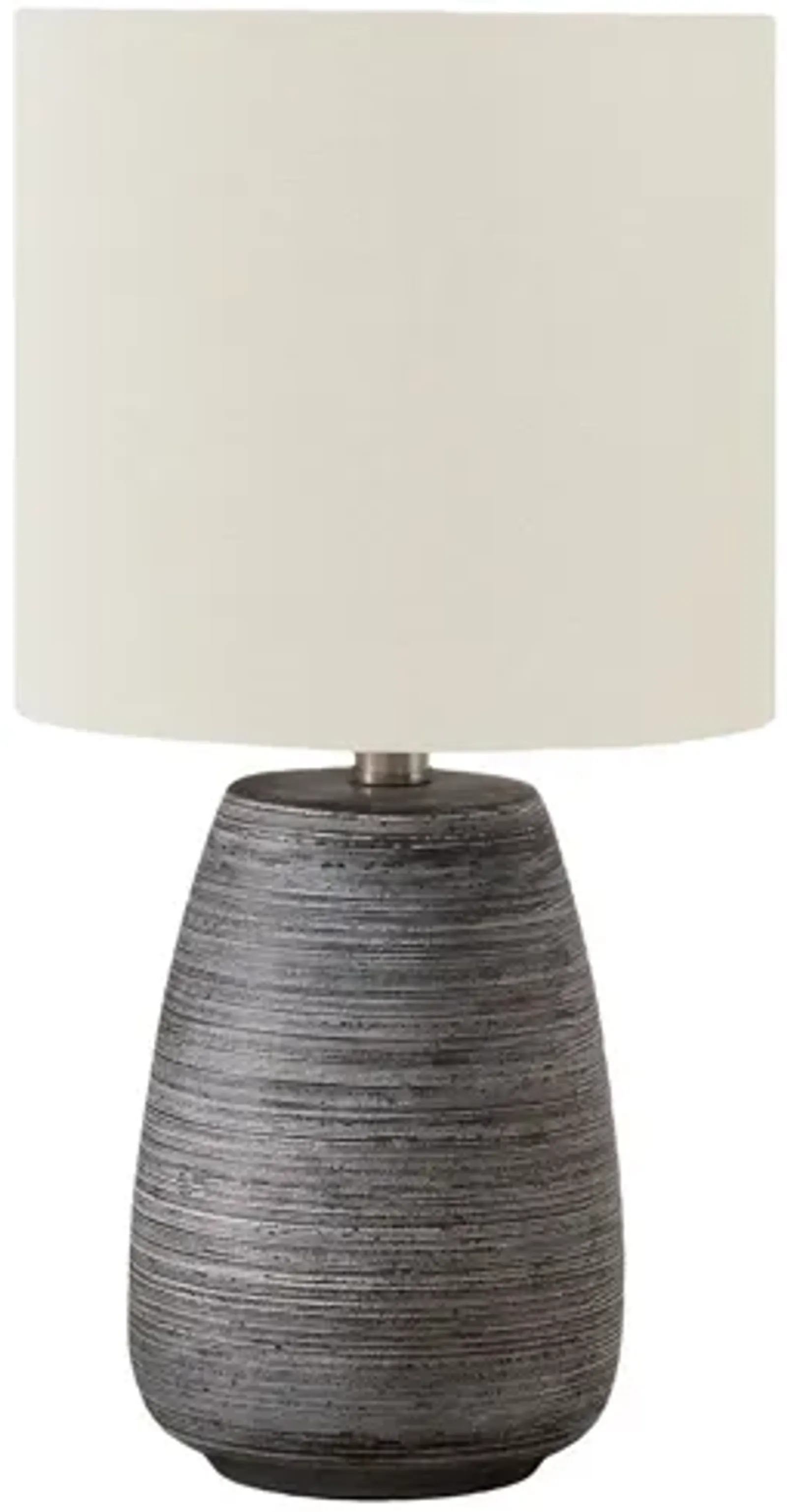 Grey Textured Ceramic Table Lamp