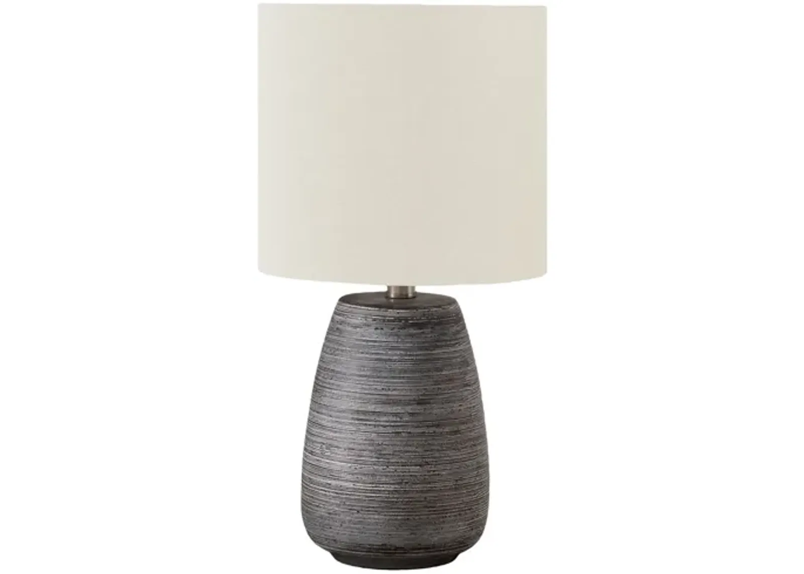 Grey Textured Ceramic Table Lamp