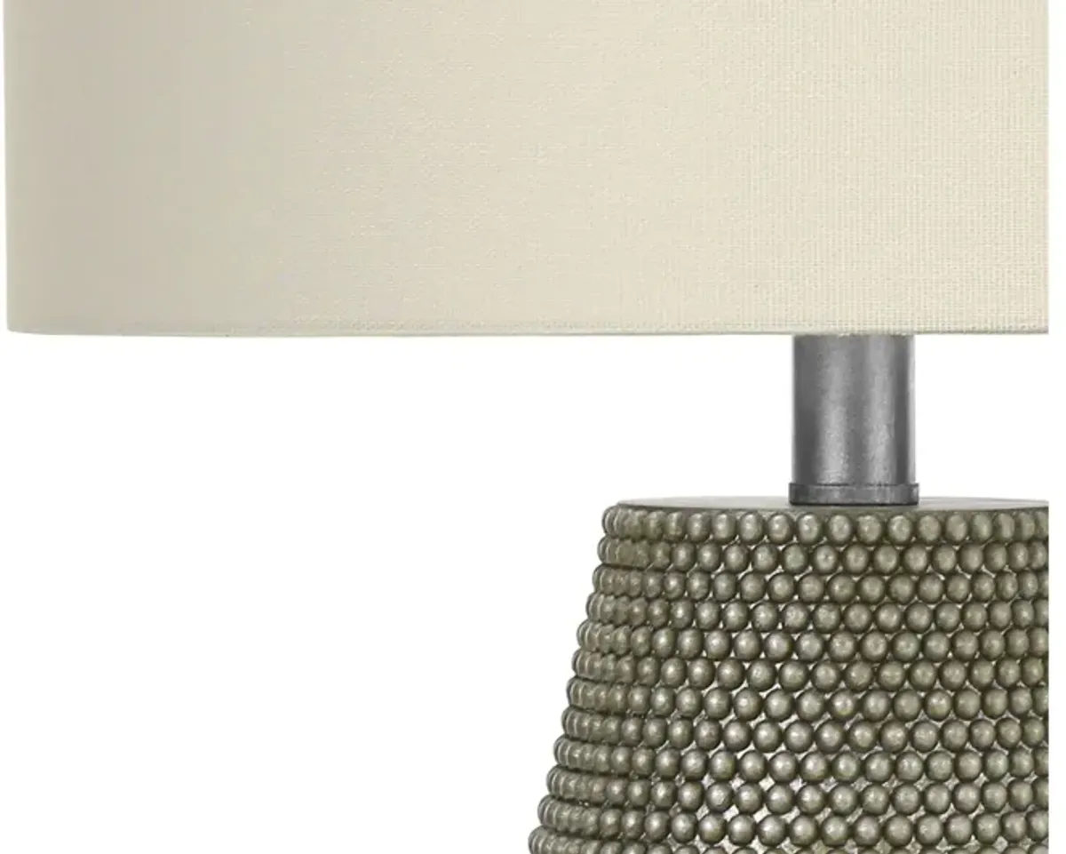 Grey Resin Textured Table Lamp