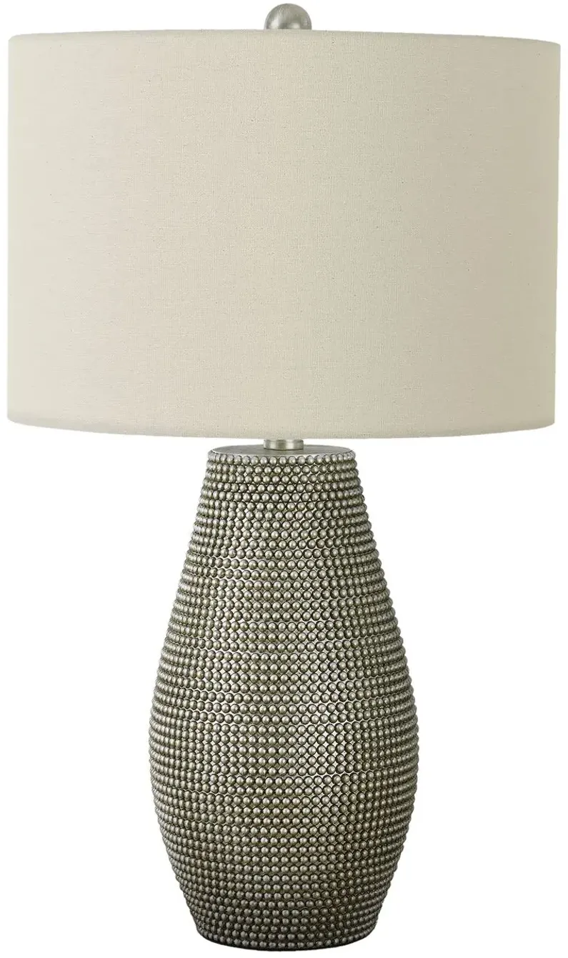 Grey Resin Textured Table Lamp