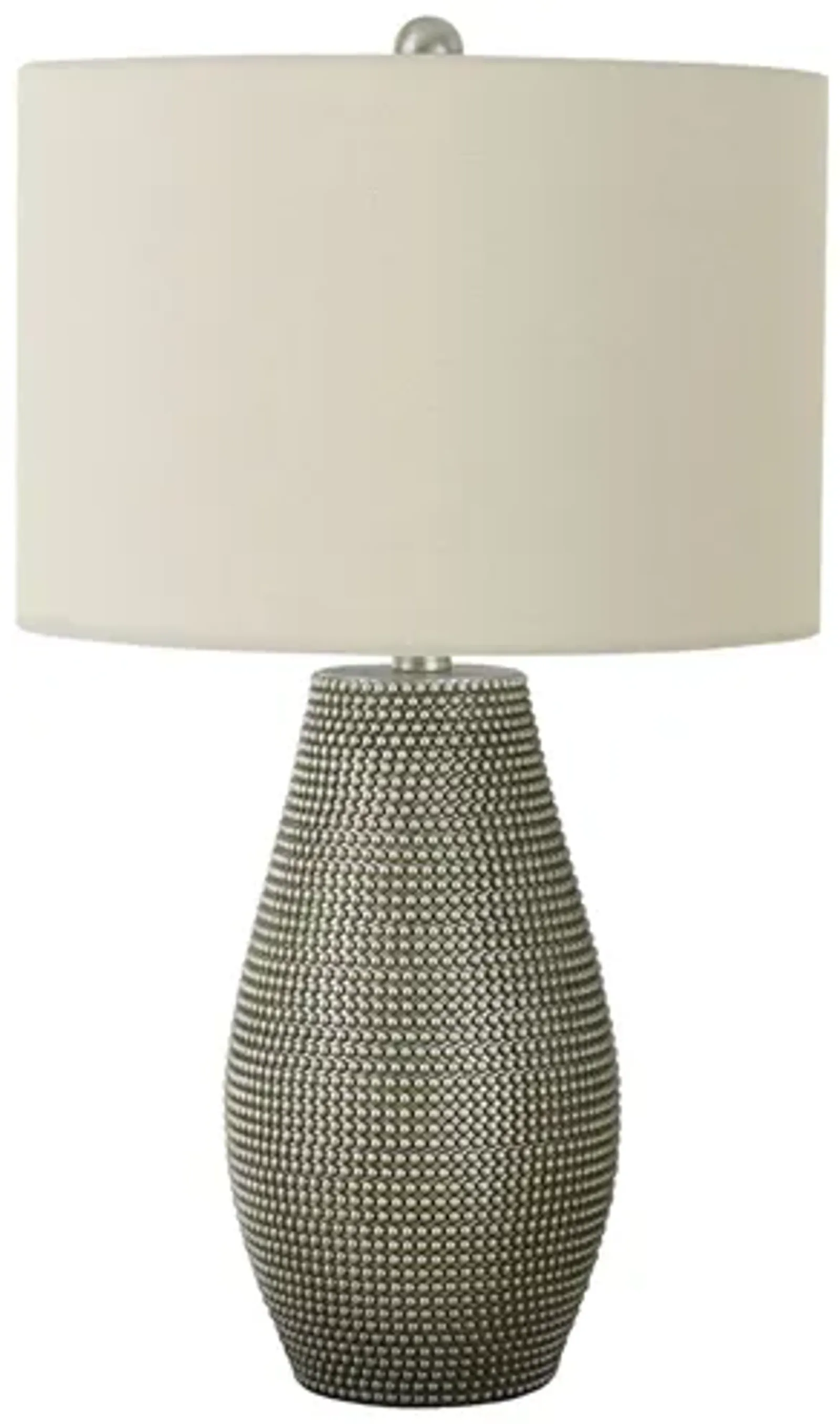 Grey Resin Textured Table Lamp