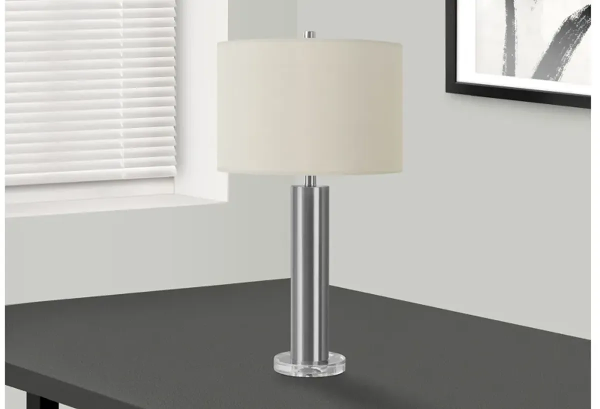 Nickel Metal Table Lamp