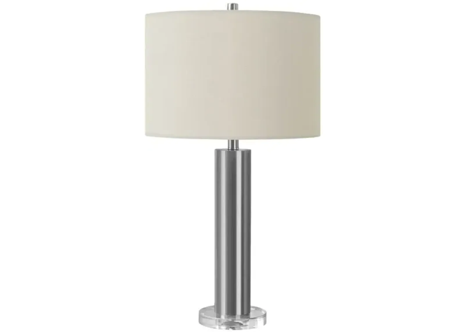 Nickel Metal Table Lamp