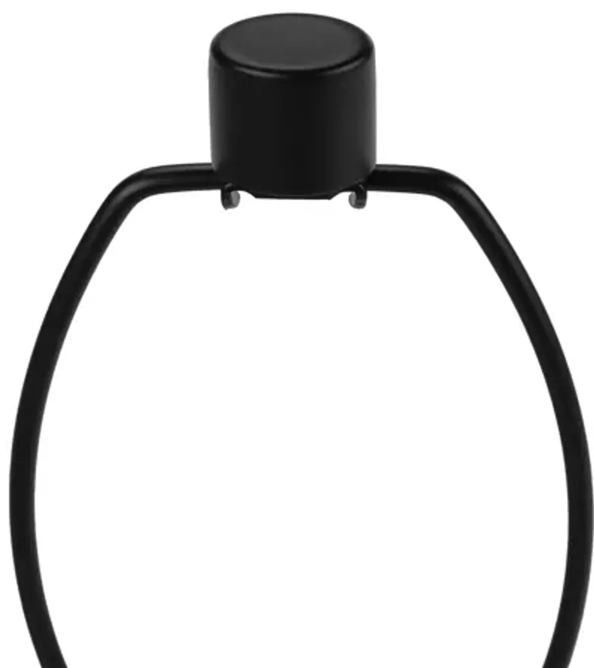 Black Metal Table Lamp with Black Shade