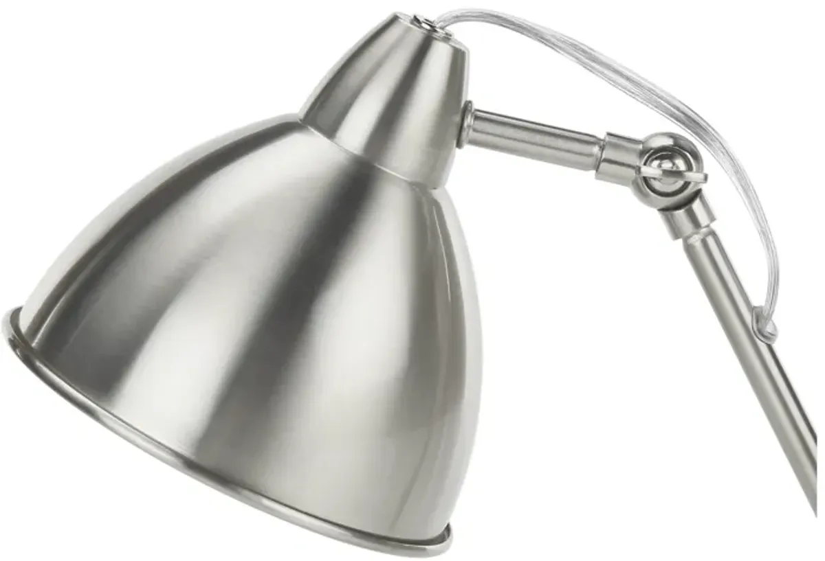 Nickel Metal Task Table Lamp