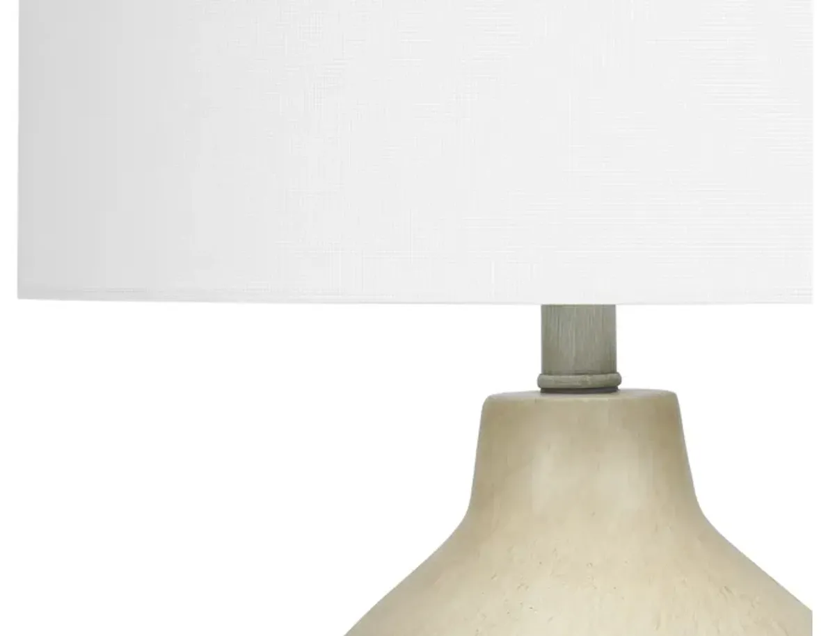 Beige Concrete Table Lamp