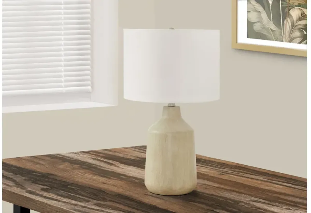 Beige Concrete Table Lamp