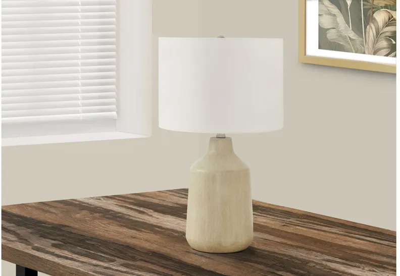 Beige Concrete Table Lamp