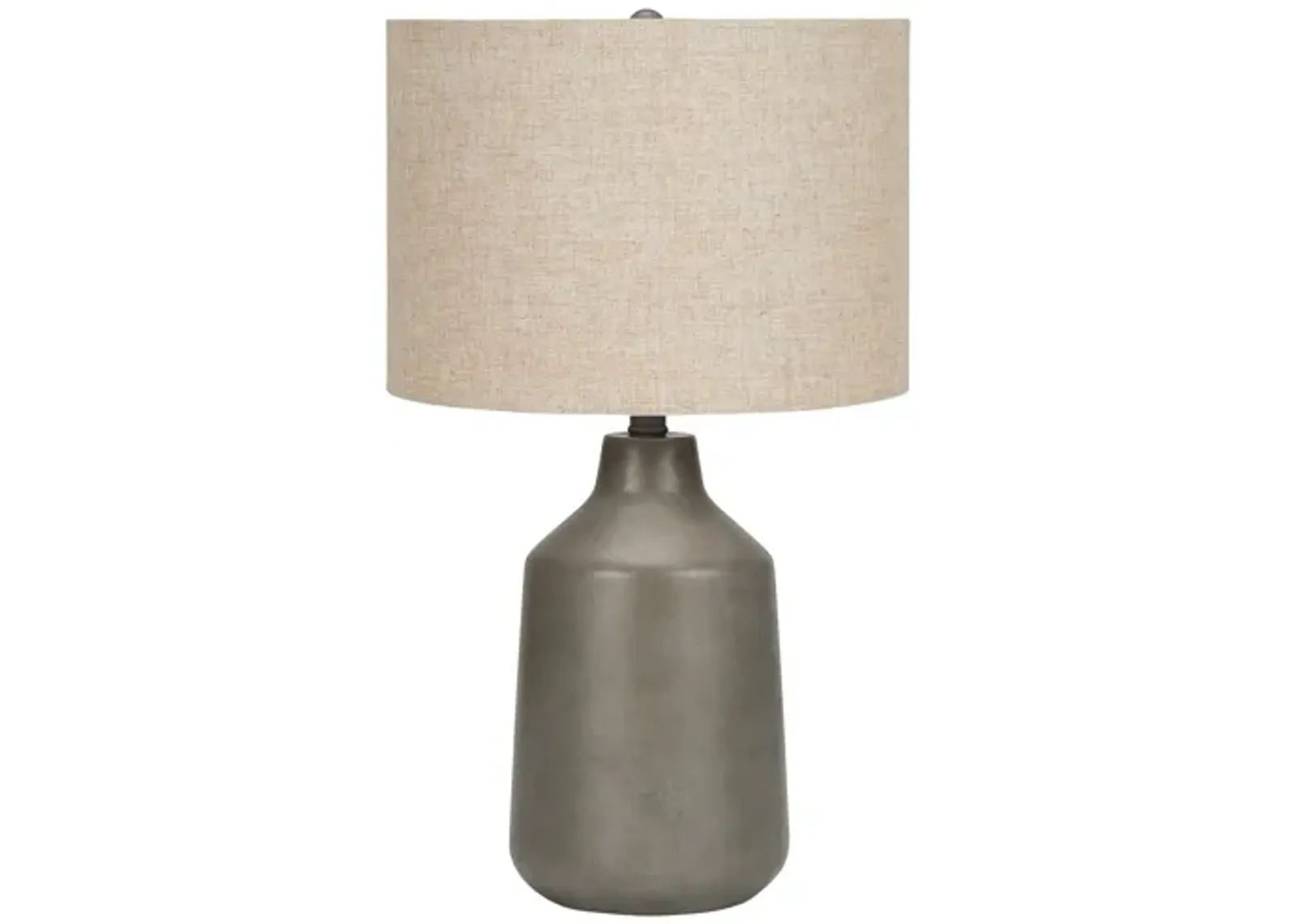 Grey Concrete Table Lamp