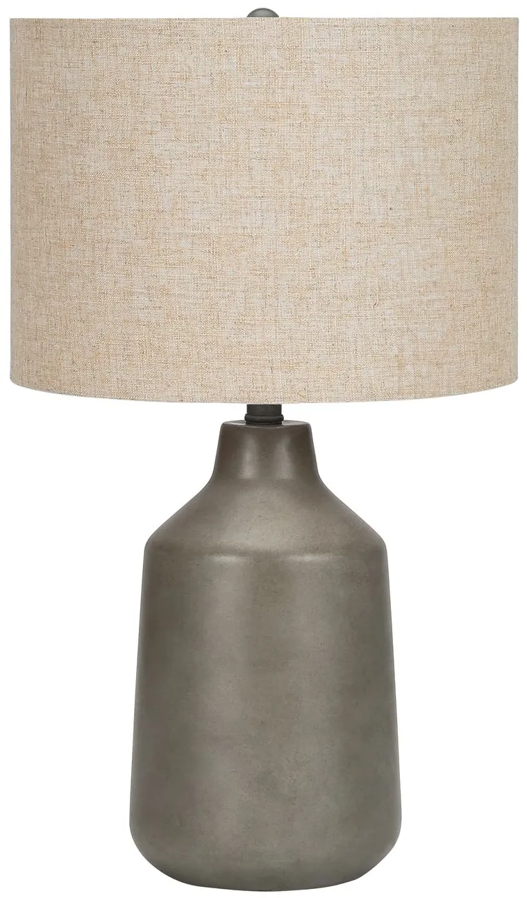 Grey Concrete Table Lamp