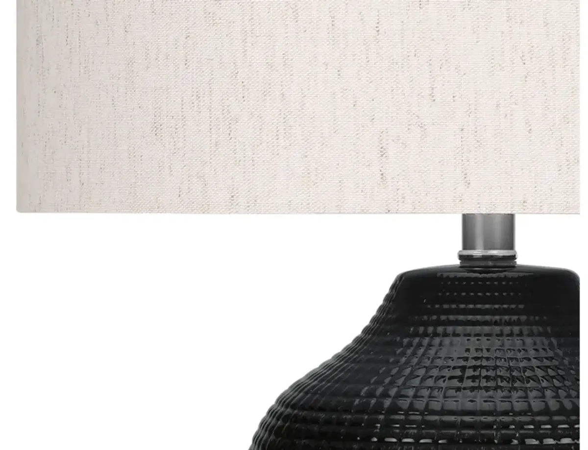 Black Ceramic Table Lamp