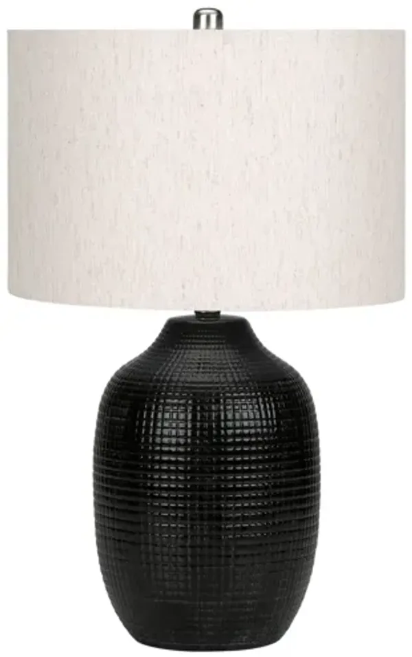 Black Ceramic Table Lamp