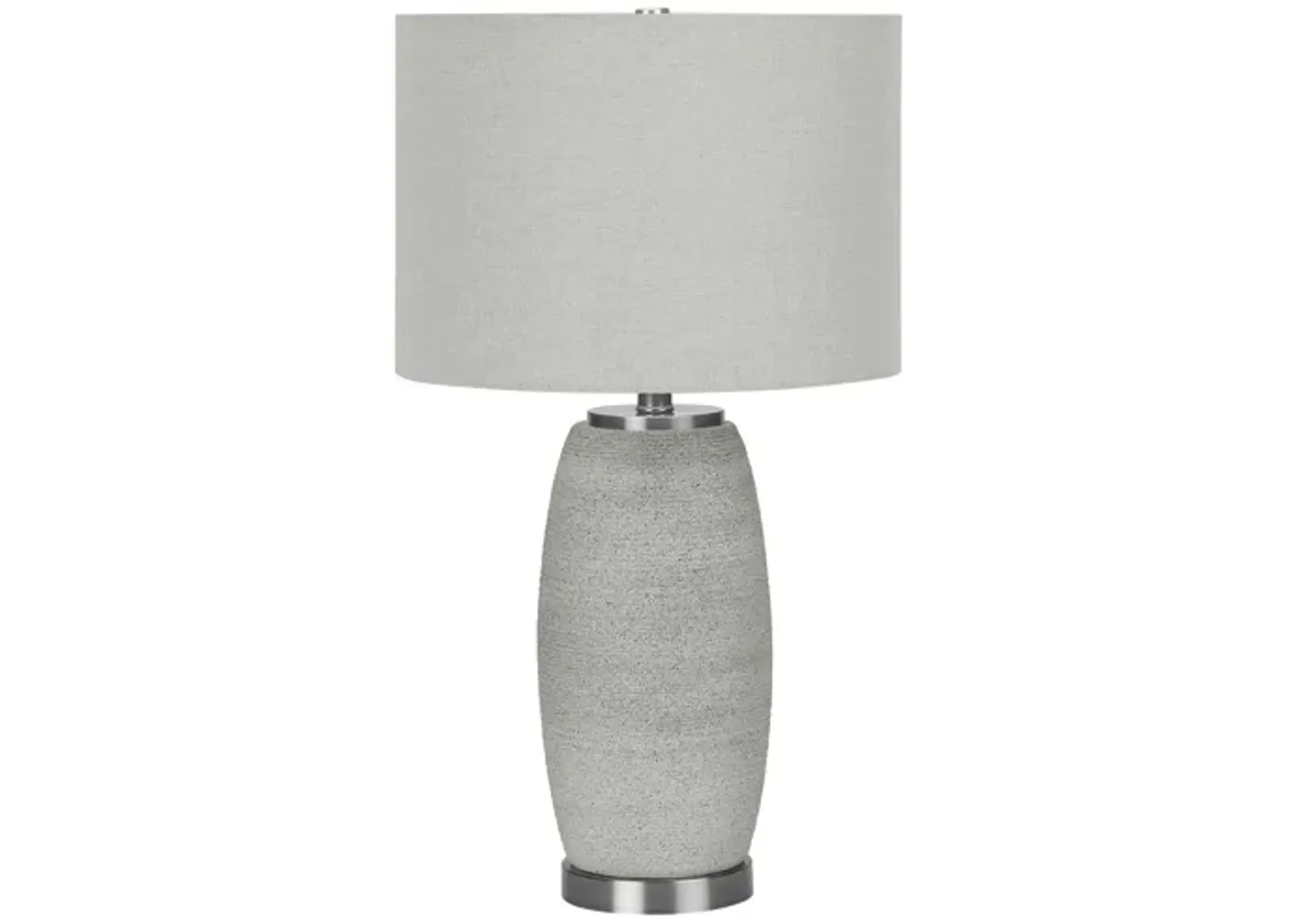 Grey Textured Ceramic Table Lamp