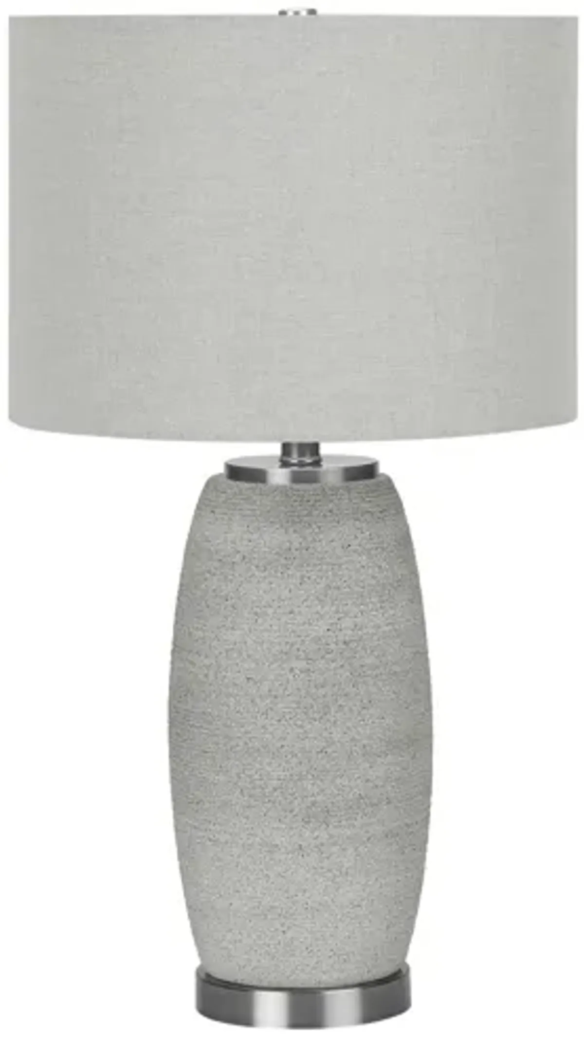 Grey Textured Ceramic Table Lamp