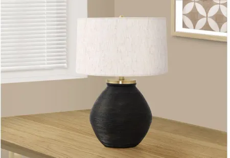 Black & Gold Concrete Table Lamp