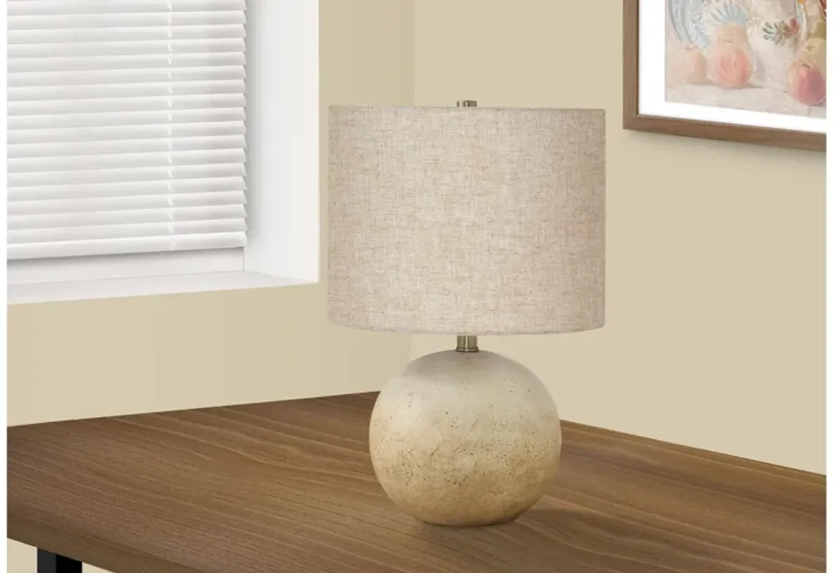 Beige Concrete Table Lamp