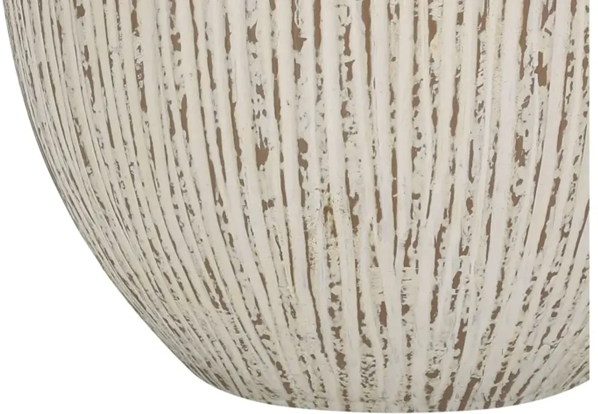 Cream Textured Ceramic Table Lamp