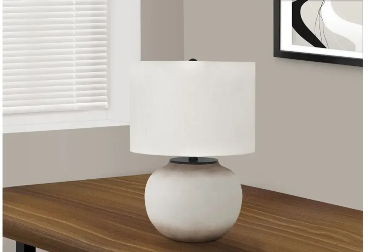 Ceramic Cream Ombre Table Lamp