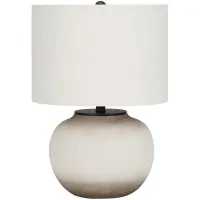 Ceramic Cream Ombre Table Lamp