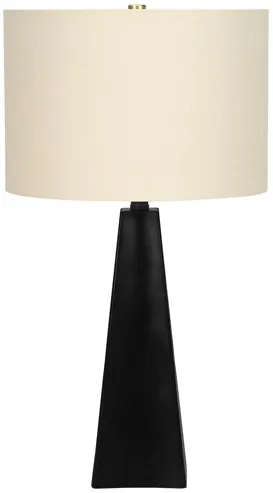 Black Resin Table Lamp