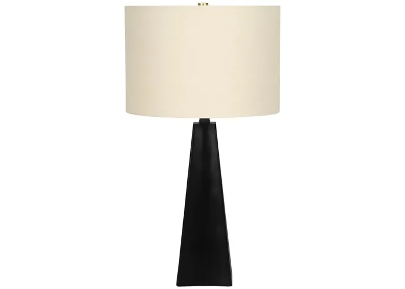 Black Resin Table Lamp