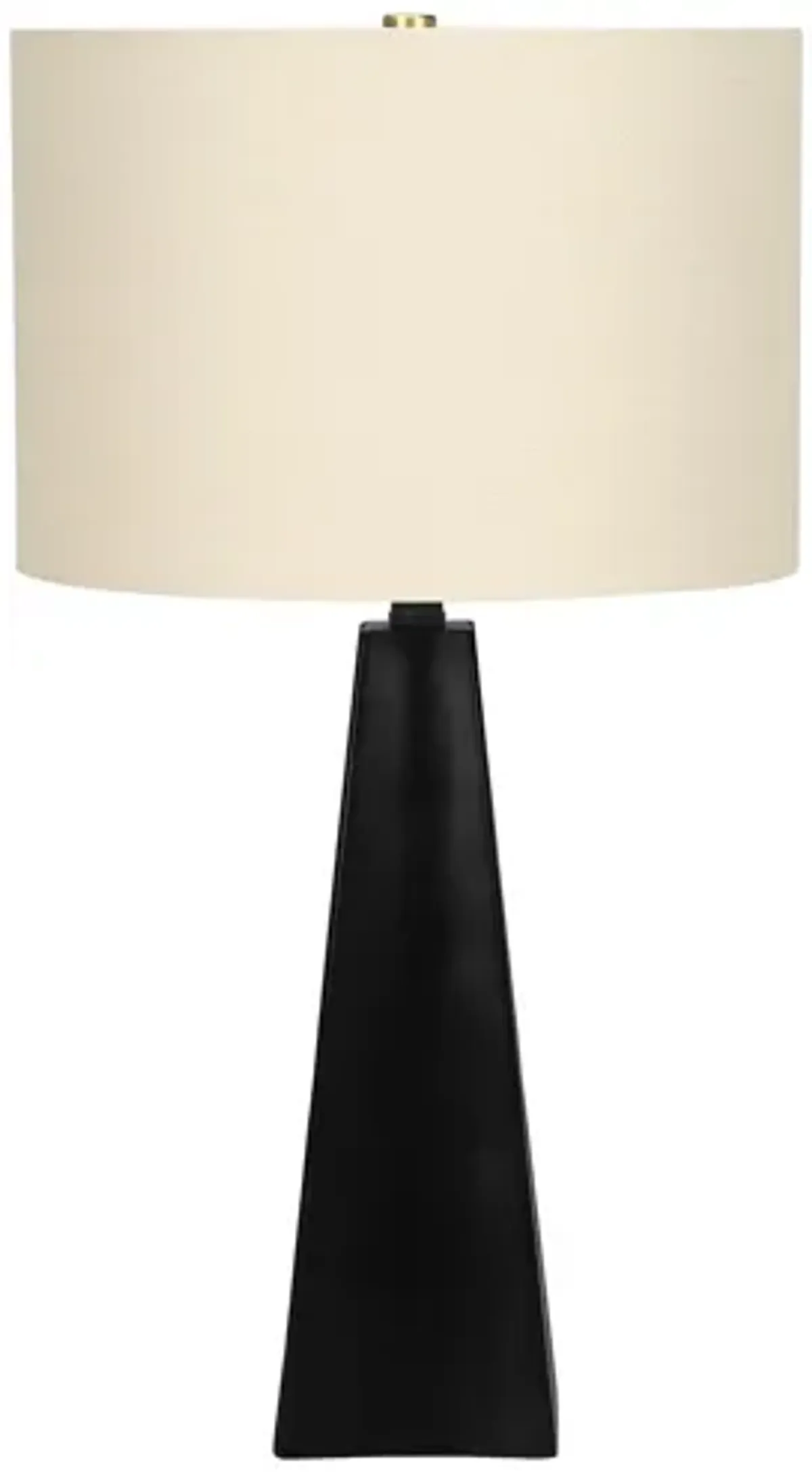 Black Resin Table Lamp