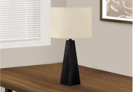 Black Resin Table Lamp