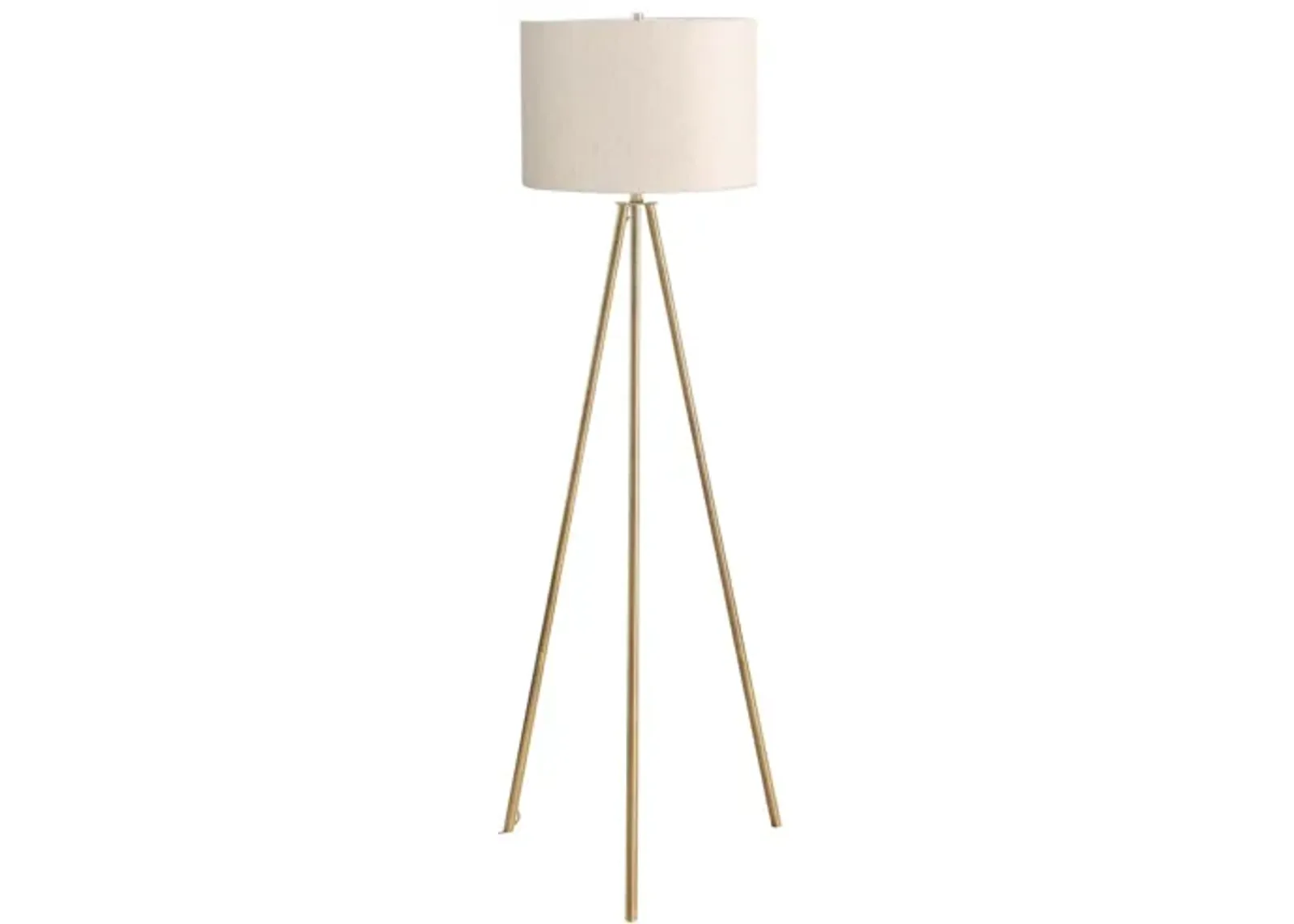 Brass Tripod Floor Lamp