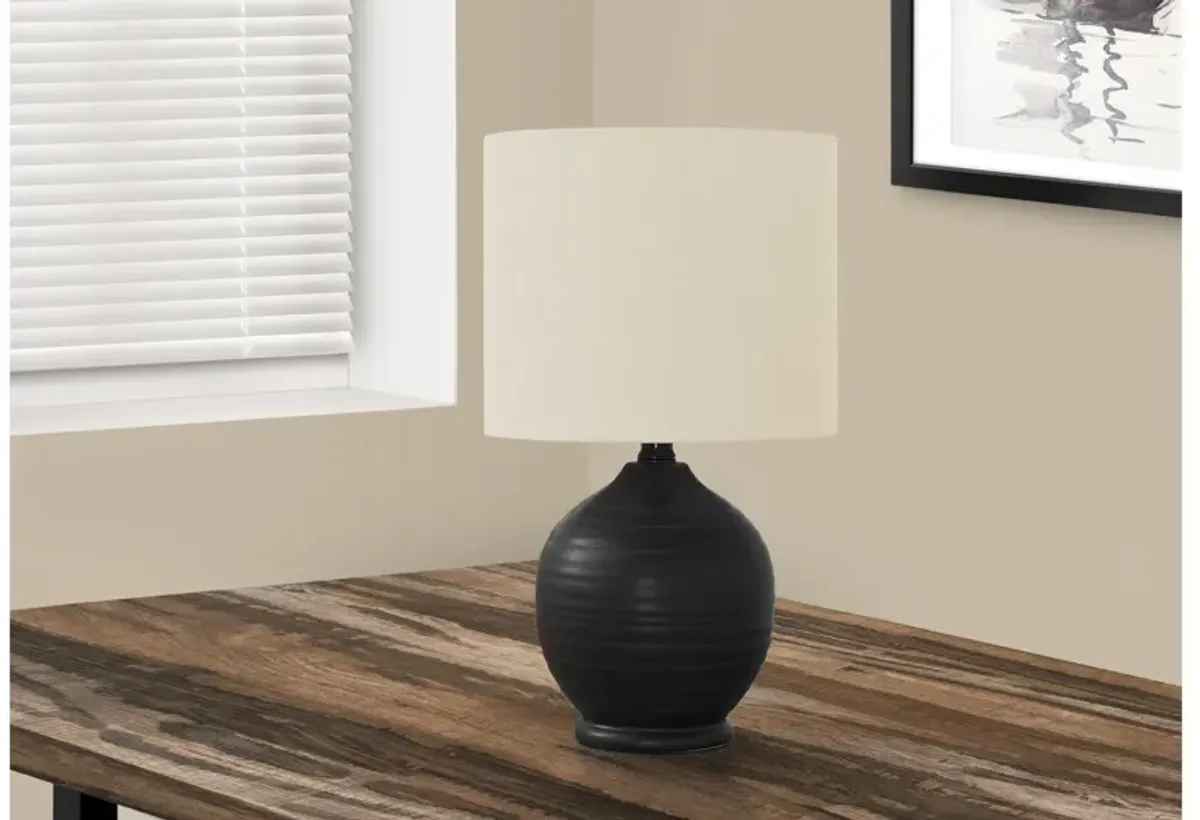 Black Ceramic Table Lamp