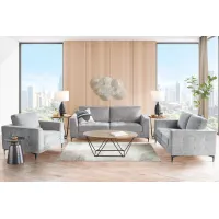 Wren Grey Sofa+Loveseat+Chair Set