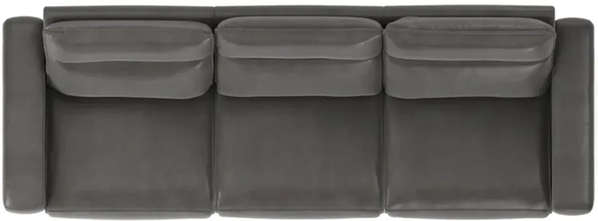 ModularTwo Grey Dual Power Reclining Sofa