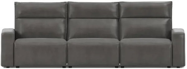 ModularTwo Grey Dual Power Reclining Sofa